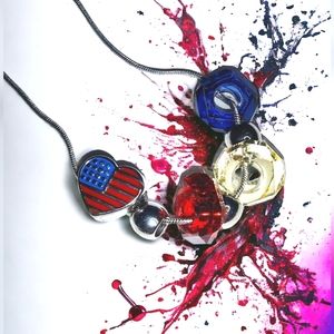 Patriotic necklace
